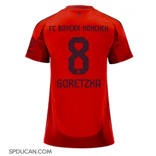 Zenski Nogometni Dres Bayern Munich Leon Goretzka #8 Domaci 2024-25 Kratak Rukav